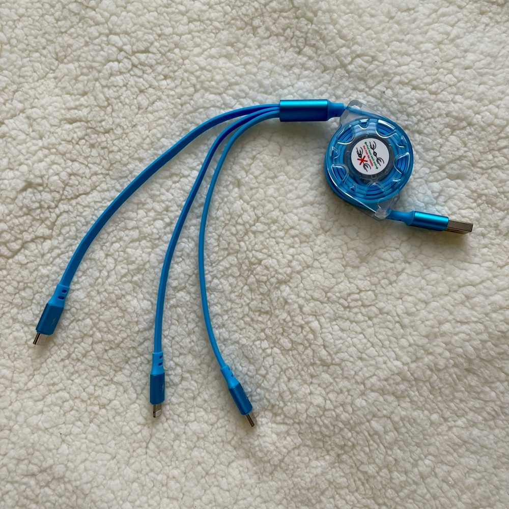 NWOT 3 cable charger in 1